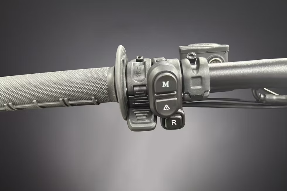 E Ride Pro left control button