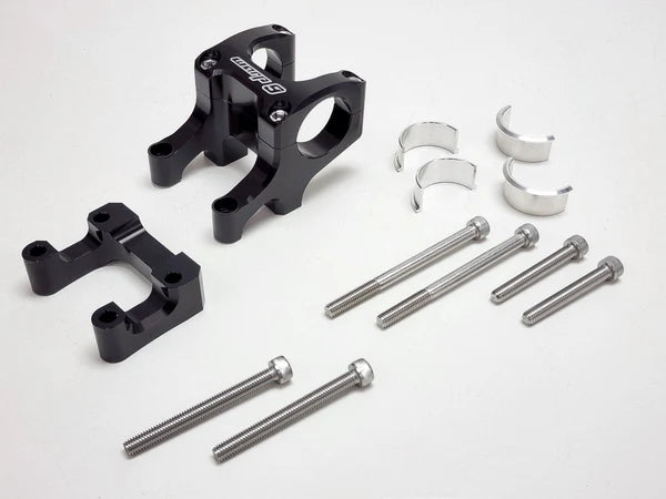 Handle bar, Direct Mount Bar Clamp & Stem Lock Kit | For Most Emotos | By Warp 9