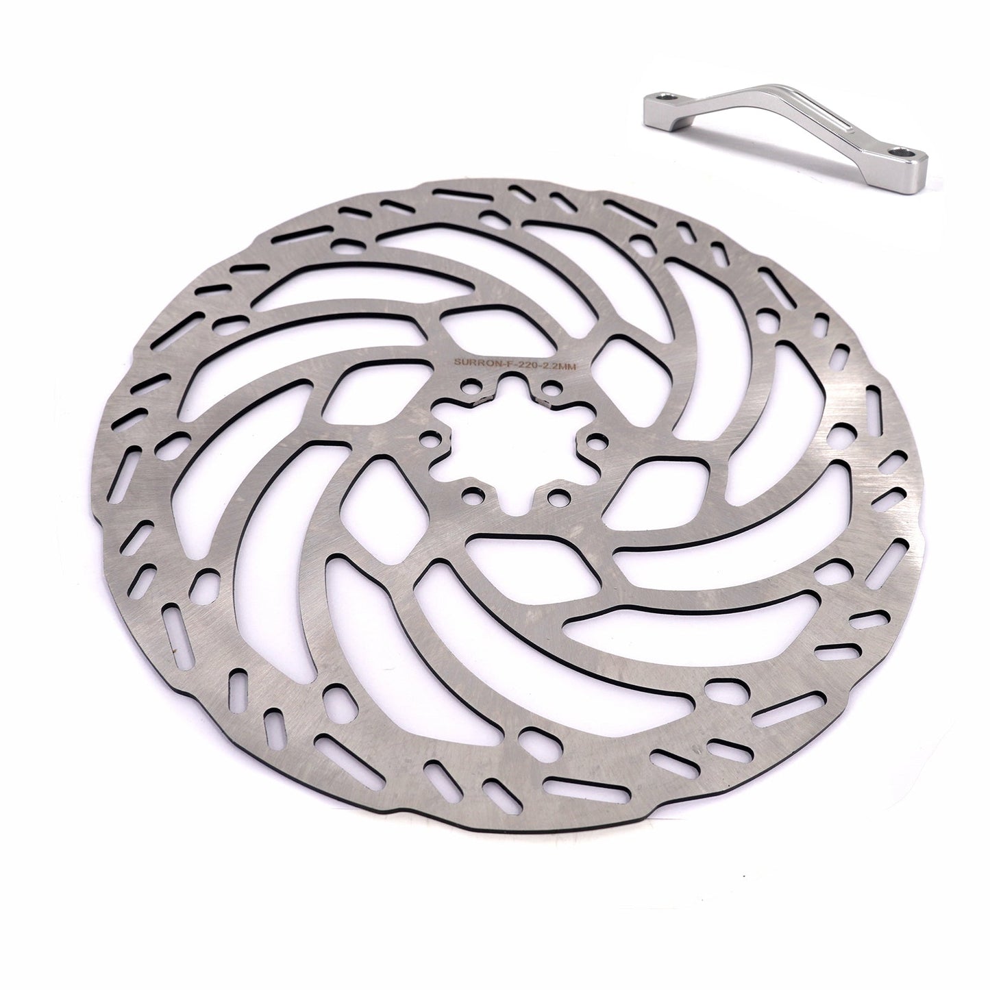 Front 220mm Brake Disc & Adapter Kit | Sur Ron, Talaria, Segway, E-Ride Pro SS | By KKE