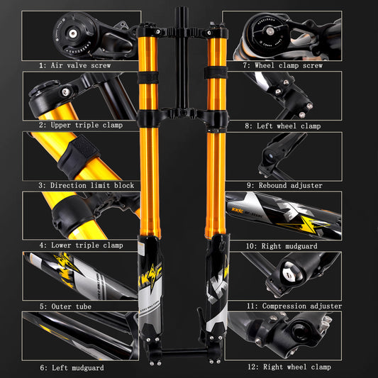 KKE Front Fork Suspension Fit SURRON Light Bee, E-Ride Pro-SS, & more...