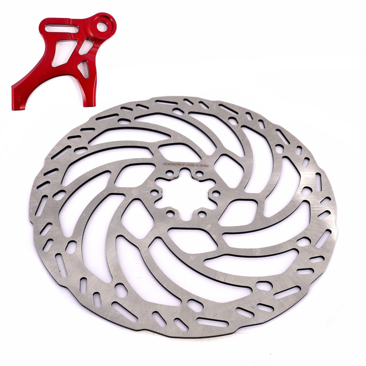 Rear 220mm Brake Disc & Adapter Kit | Sur Ron, Segway X, E-Ride Pro SS | By KKE