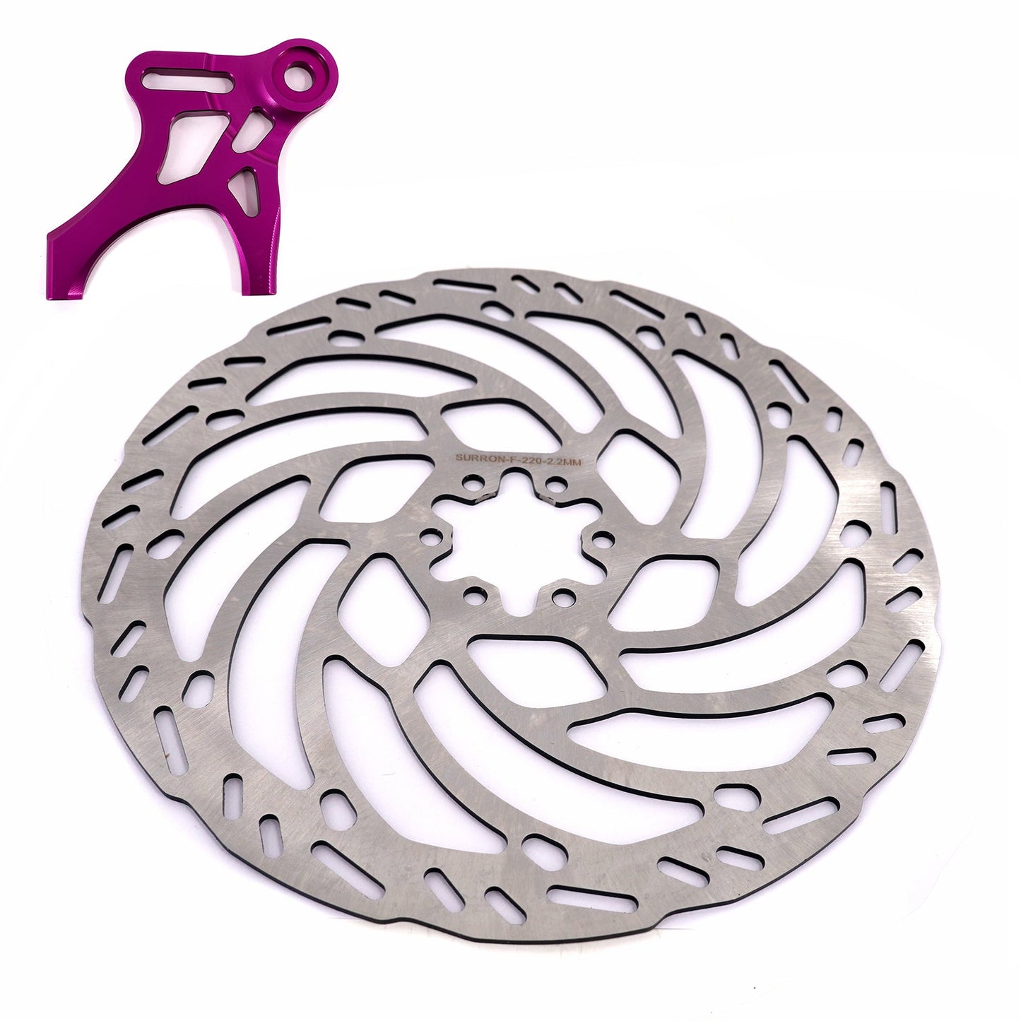 Rear 220mm Brake Disc & Adapter Kit | Sur Ron, Segway X, E-Ride Pro SS | By KKE