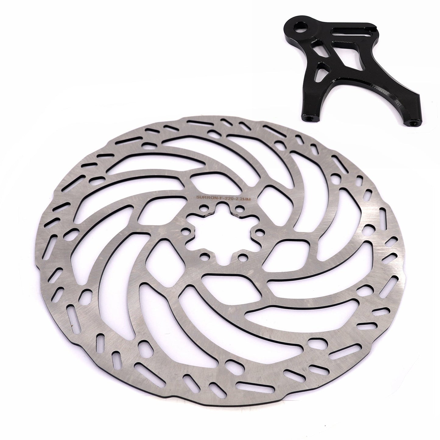 Rear 220mm Brake Disc & Adapter Kit | Sur Ron, Segway X, E-Ride Pro SS | By KKE