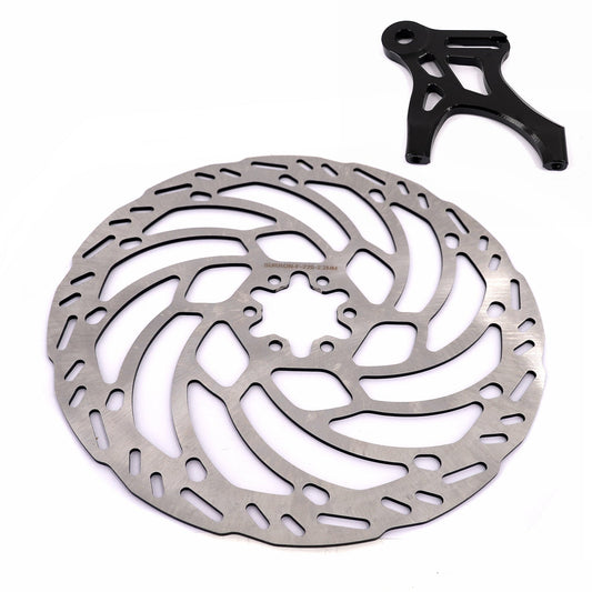 Rear 220mm Brake Disc & Adapter Kit | Sur Ron, Segway X, E-Ride Pro SS | By KKE