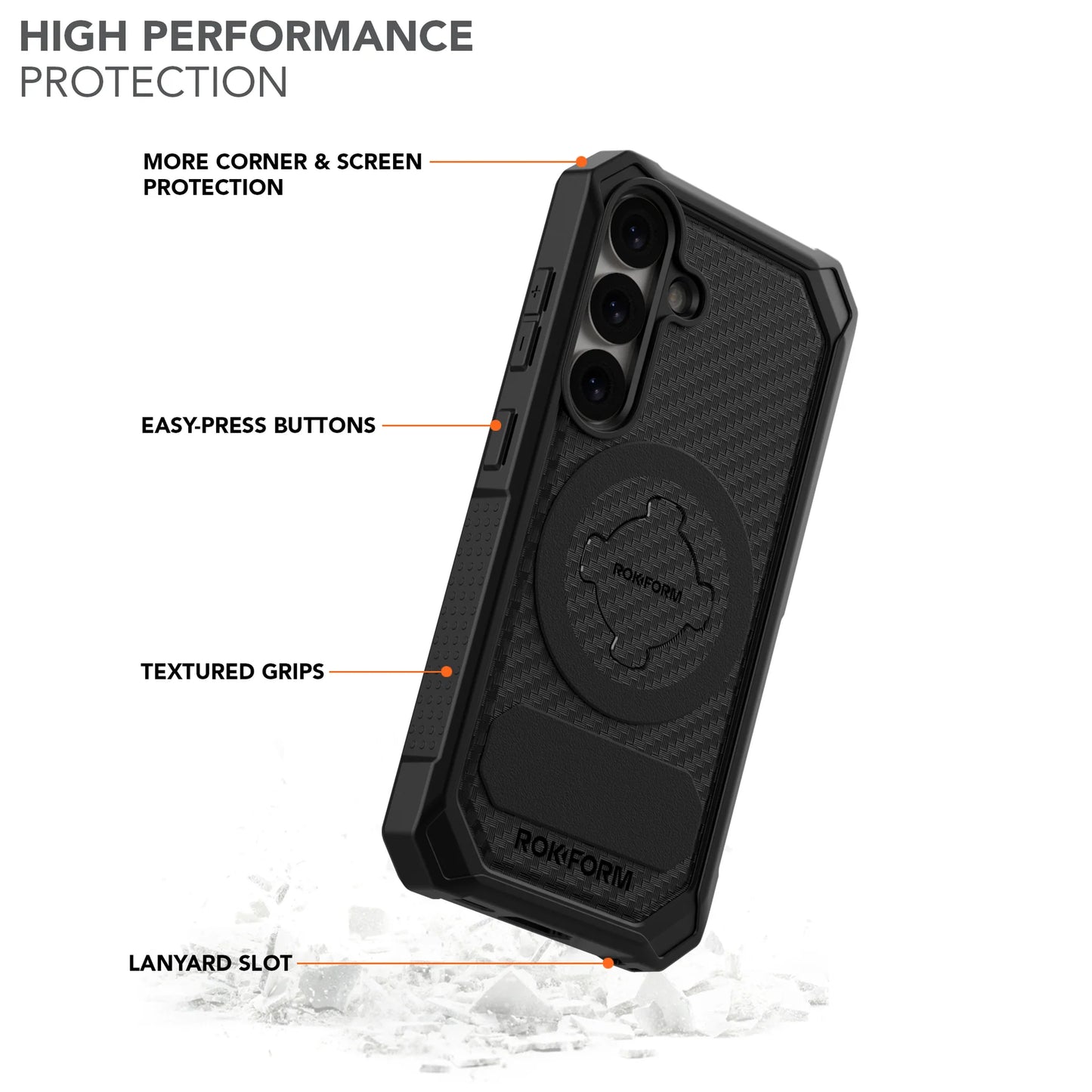 Rugged Case - Samsung Galaxy S25 models | +Ultra 5G | by ROKFORM