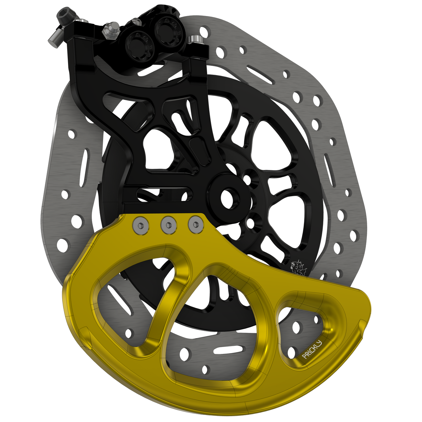 250mm Oversized Disc Guard | For Prickly Caliper Mounts | By Prickly Motorsports