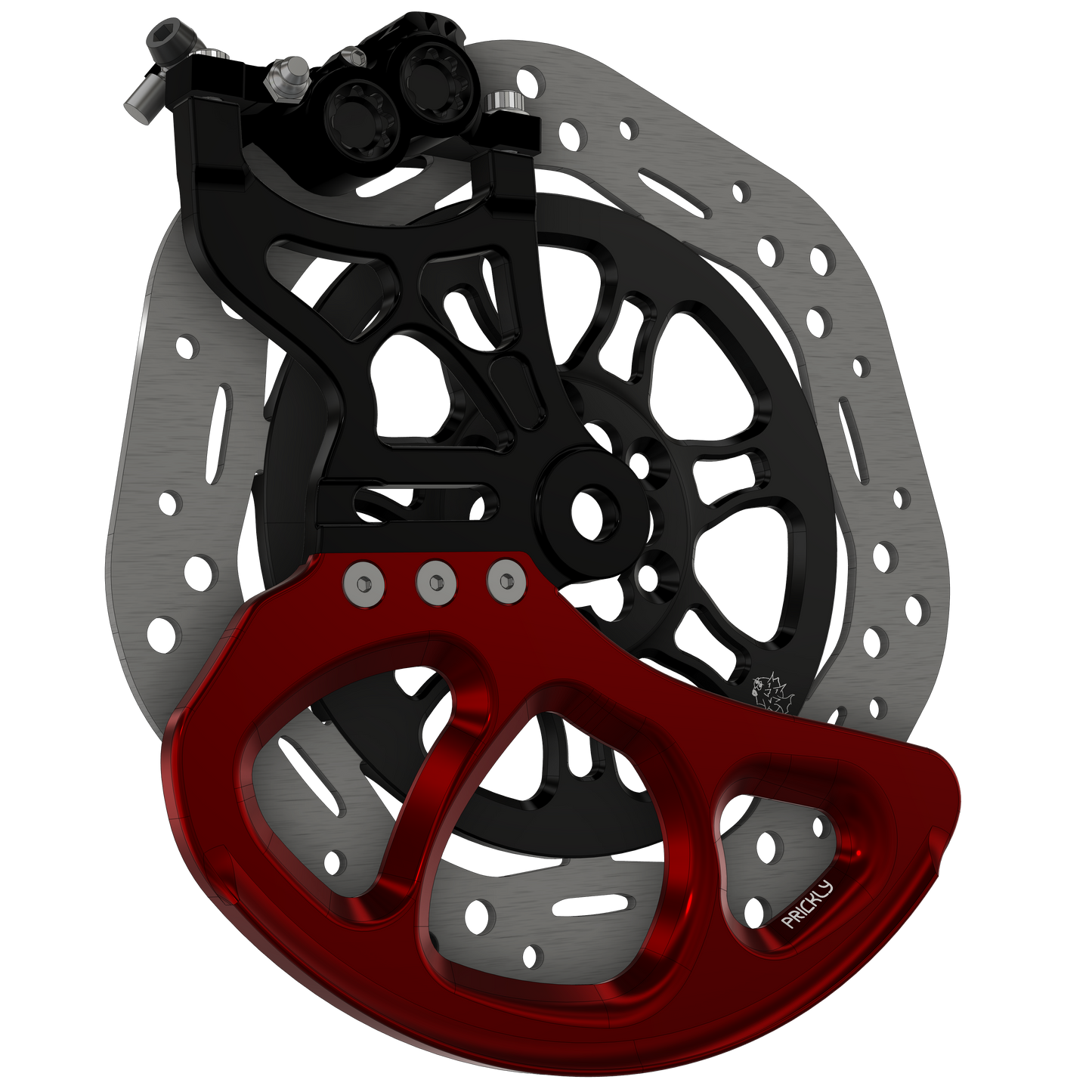 250mm Oversized Disc Guard | For Prickly Caliper Mounts | By Prickly Motorsports