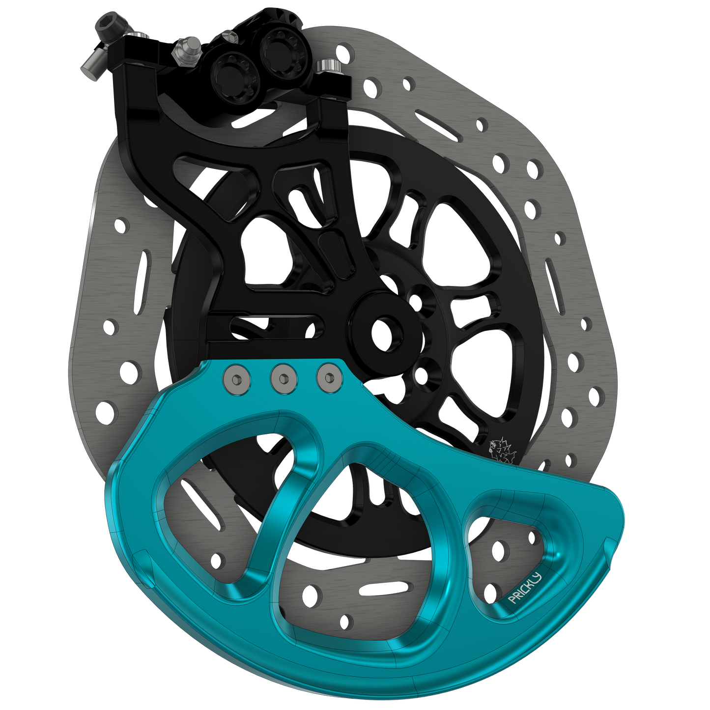 250mm Oversized Disc Guard | For Prickly Caliper Mounts | By Prickly Motorsports