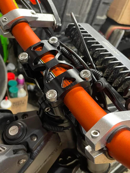 MX Spec Control Kit | 1-1/8" Tapped Bars + MX Clamp + Gripper Seat | For Vetra Blazer, Arctic Leopard By Warp 9, GritShift & Enjoy MFG