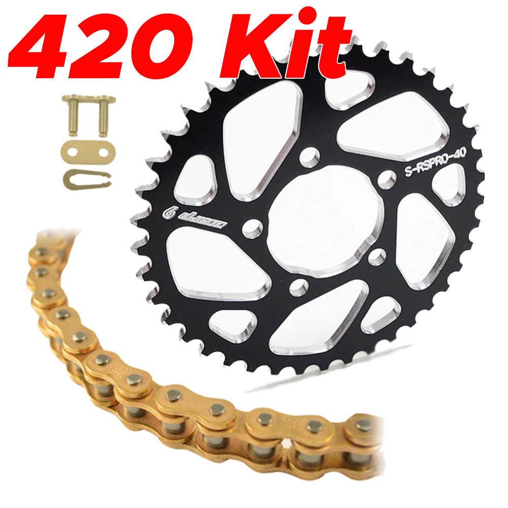 EK 420SH Chain Sprocket Bundle for Surron, E-Ride Pro, Talaria