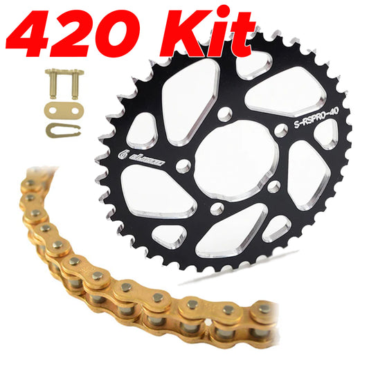 EK 420SH Chain & Sprocket Bundle | for Surron, E-Ride Pro, Talaria & More