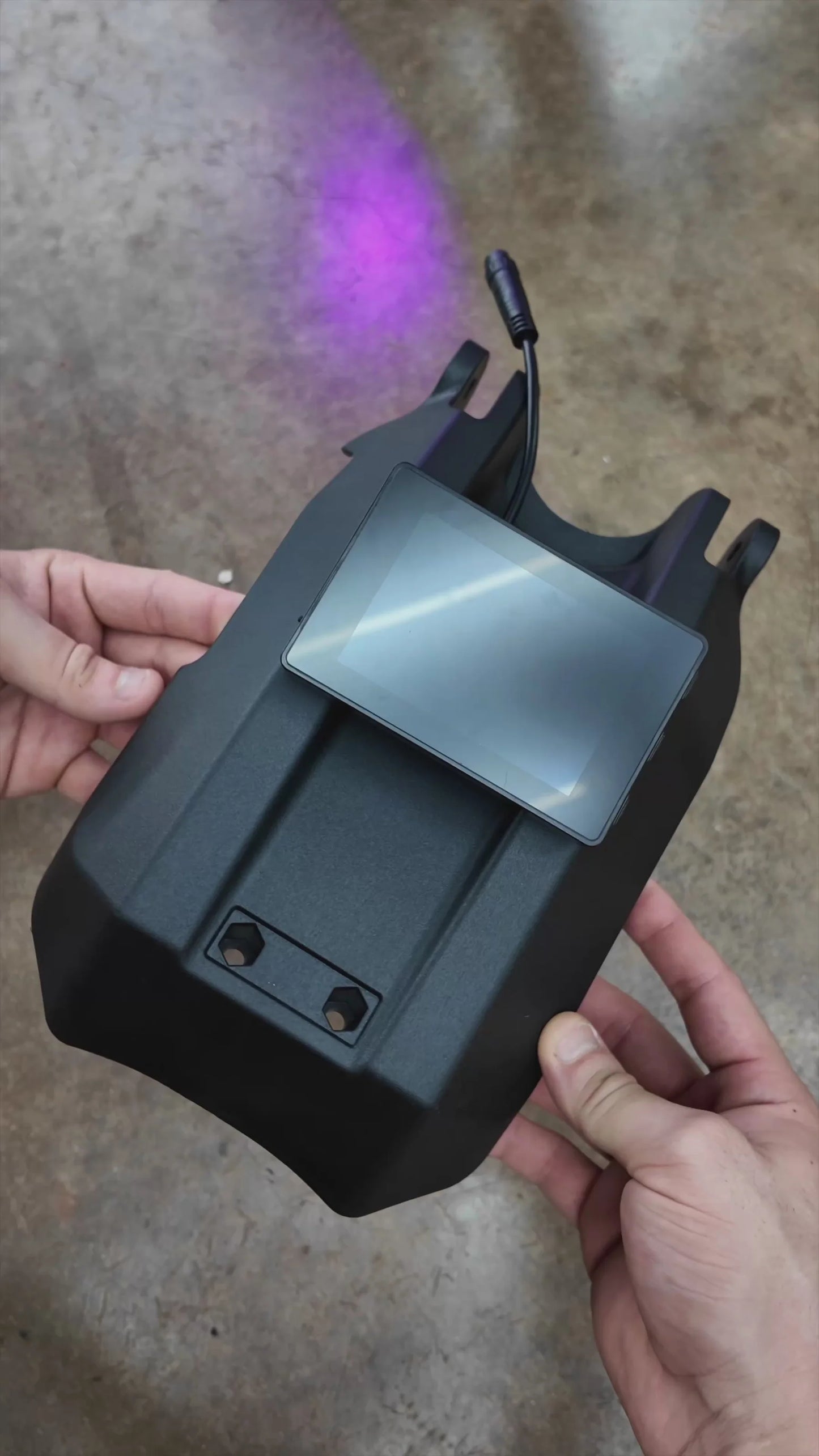 Project 9 E-Ride Pro Battery Cover Display Mount | By Project 9 Designs