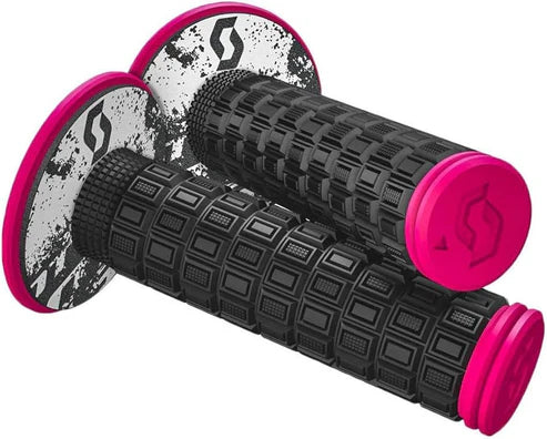Prickly Handlebar & Bar Mount Combo with SCOTT Mellow Grips | Handle bar Kit | by Prickly Motorsports & SCOTT | for Emoto
