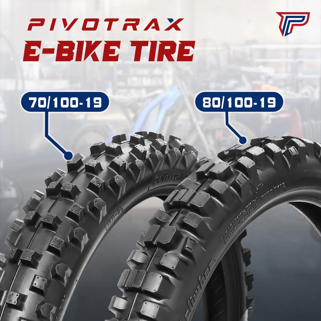Pivotrax KC Kilowatt Climber Tire for E-Motos