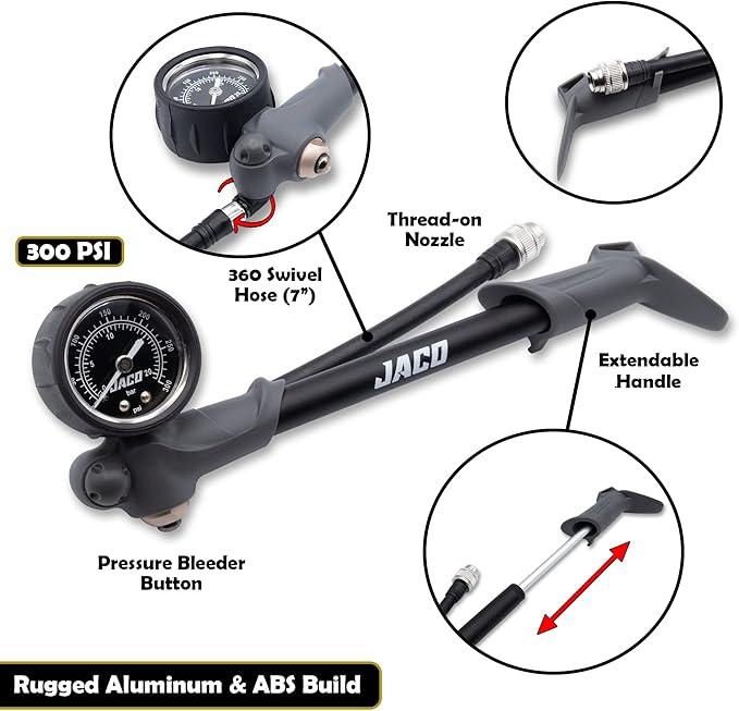 High Pressure Shock Pump with Gauge - 300 PSI Talaria, Altis sigma and more.