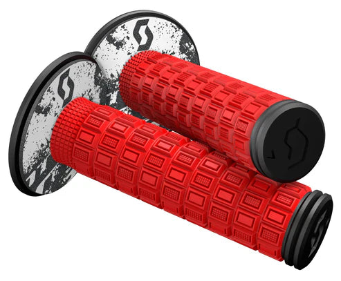 Prickly Handlebar & Bar Mount Combo with SCOTT Mellow Grips | Handle bar Kit | by Prickly Motorsports & SCOTT | for Emoto