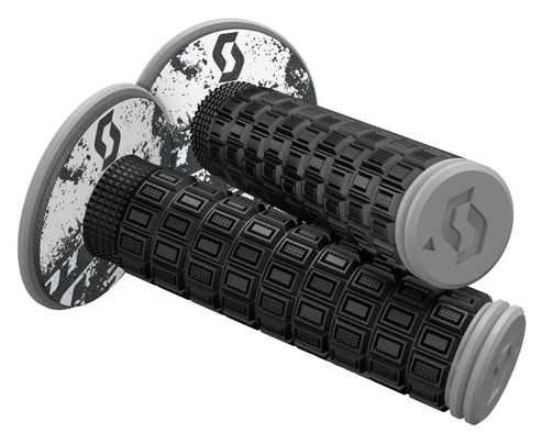Prickly Handlebar & Bar Mount Combo with SCOTT Mellow Grips | Handle bar Kit | by Prickly Motorsports & SCOTT | for Emoto