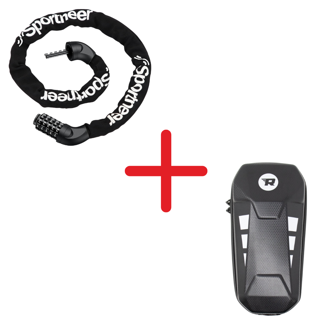 eScooter Pouch and Lock Combo