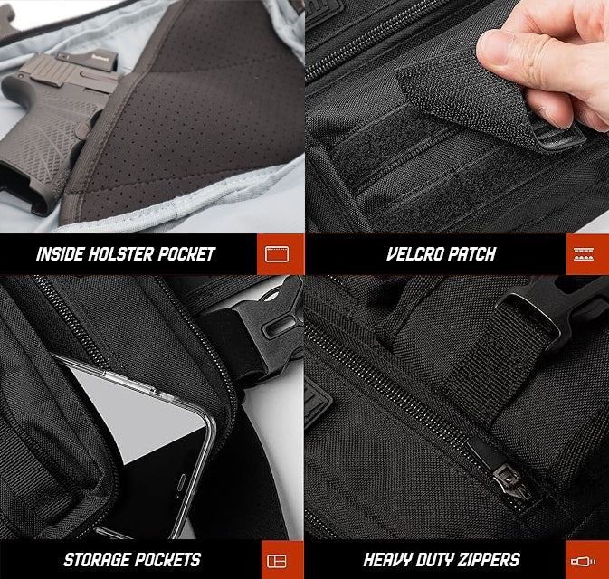 Havoc Premium Chest Bag | Adjustable All-Ride Gear Storage