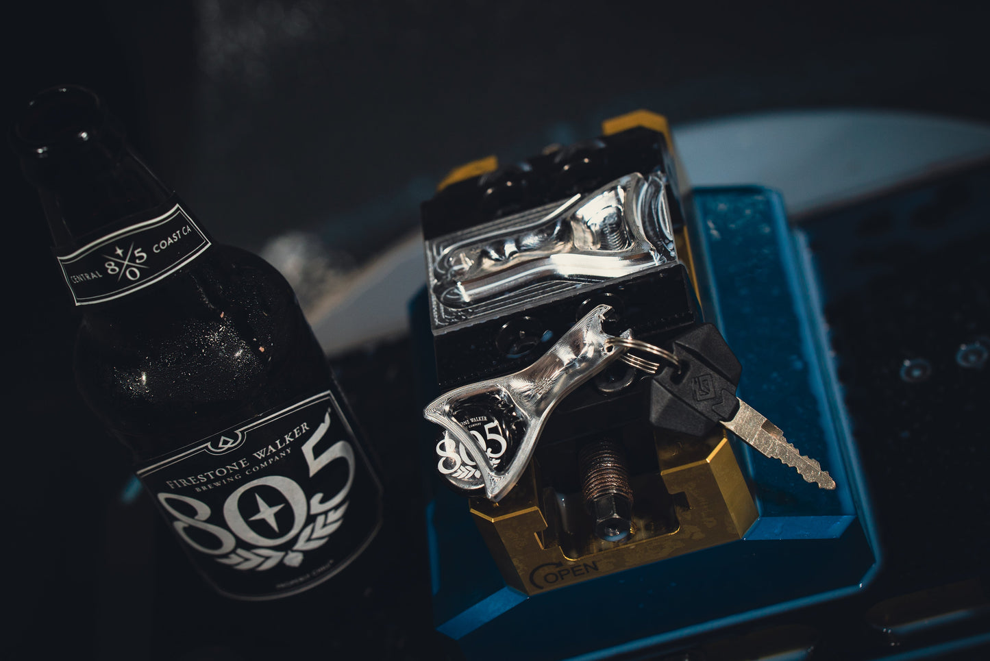 Axle Block Wrench, Bottle Opener & Keychain | Prickly Axle Blocks | By Prickly Motorsports