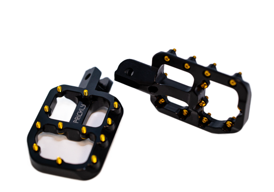 Wide Foot Pegs | Surron LBX, E-Ride Pro SS | By Prickly Motorsports