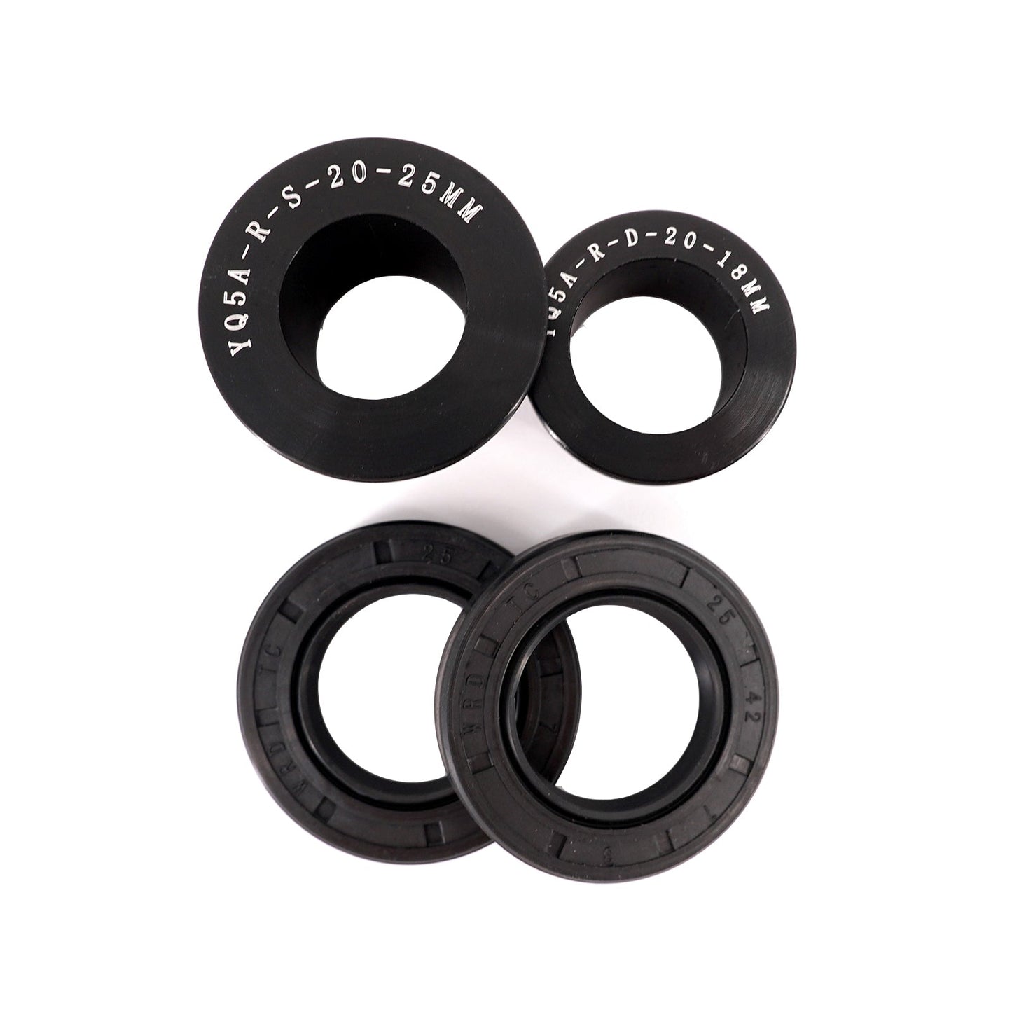 Rear Billet Bushing Spacer Kit – Black | Sur Ron Ultra Bee | By KKE
