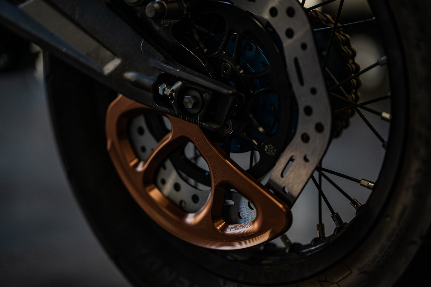 250mm Oversized Disc Guard | For Prickly Caliper Mounts | By Prickly Motorsports