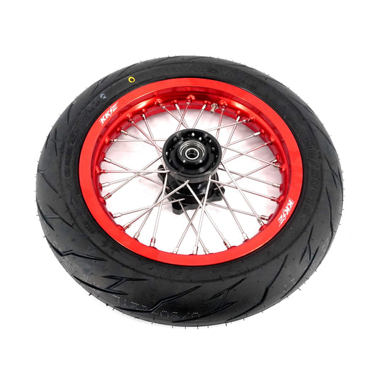 12-Inch Mini Super moto Wheel Kit with Tires | By KKE | For Rawrr Mantis X E-Moto
