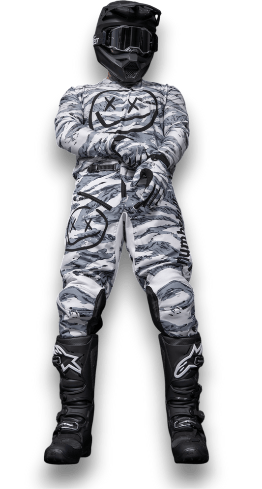 Numbskull Menace Moto Pant 2.0: White Tiger | Technical Riding Pants