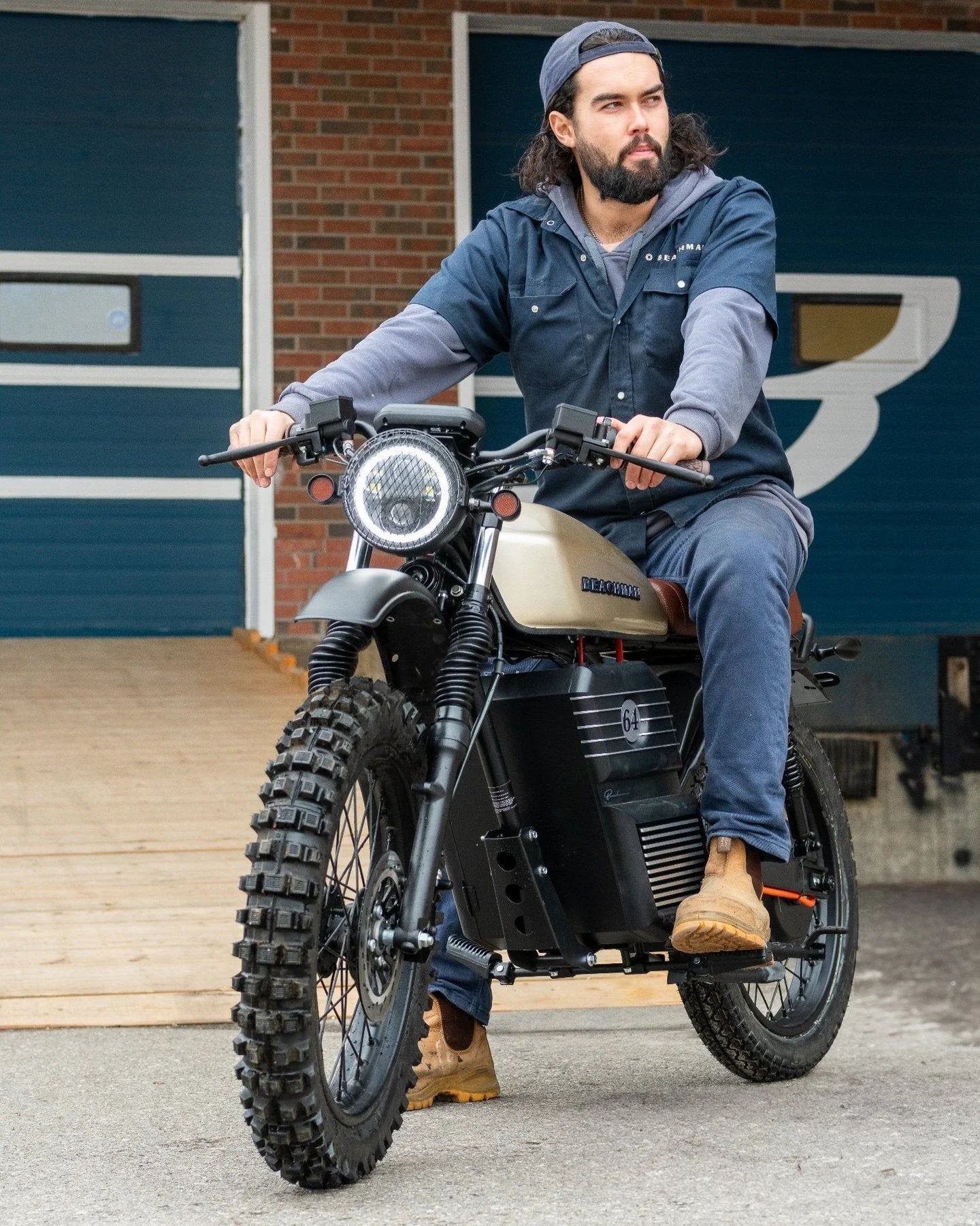 Beachman Scrambler 64 | Electric Cafe Racer On & offroad E-Bike & Moped