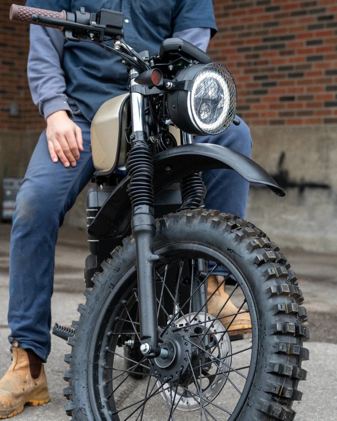 Beachman Scrambler 64 | Electric Cafe Racer On & offroad E-Bike & Moped