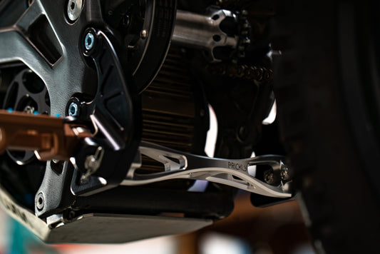 Billet Footpeg Bracket Kit | E-Ride Pro & SRPNT Moto | By Prickly Motorsports