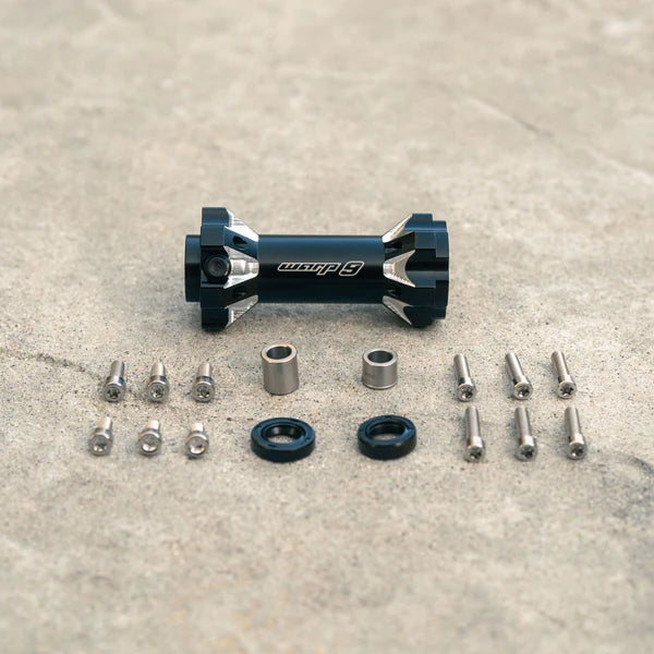 High-Performance Belt Kit | EBG Carbon Belt, Billet Pulley, Warp 9 Jackshaft | for Emoto