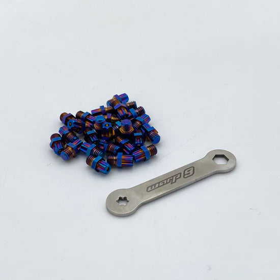 Titanium Elite Foot Peg Screws by Warp 9