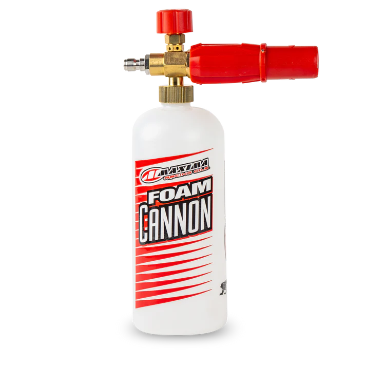 Maxima Foam Cannon | Pressure Washer Attachment Blast the Dirt, Not the Bike.