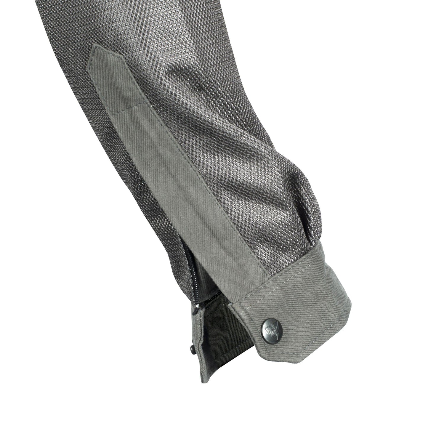 Protective Summer Mesh Shirt - Grey Solid with Pads - REVRides
