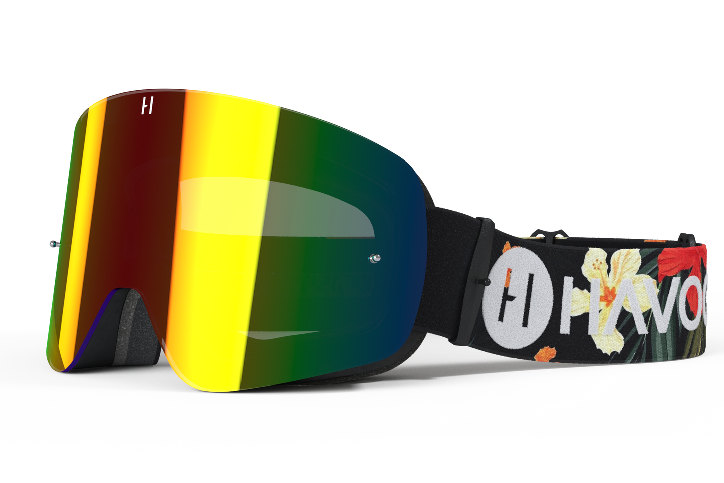 Youth Floral Legacy Goggles | Havoc Red and Black | Kids’ Off-Road and Motocross Riders