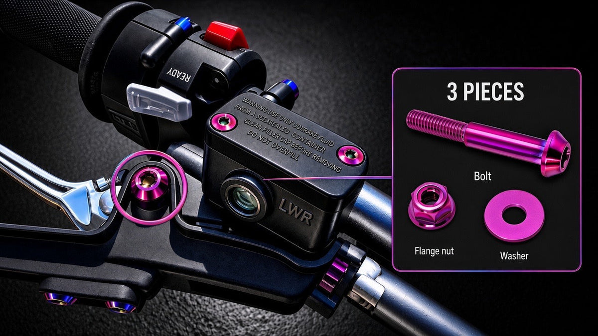 Grade 5 Titanium Brake Lever Pivot Bolt | Sur-Ron Ultra Bee