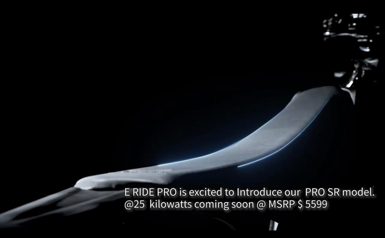 E Ride Pro SR | 72V 25KW 50AH | Fastest Electric Dirt Bike