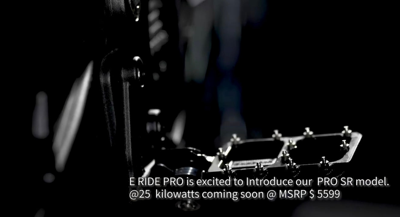 E Ride Pro SR | 72V 25KW 50AH | Fastest Electric Dirt Bike