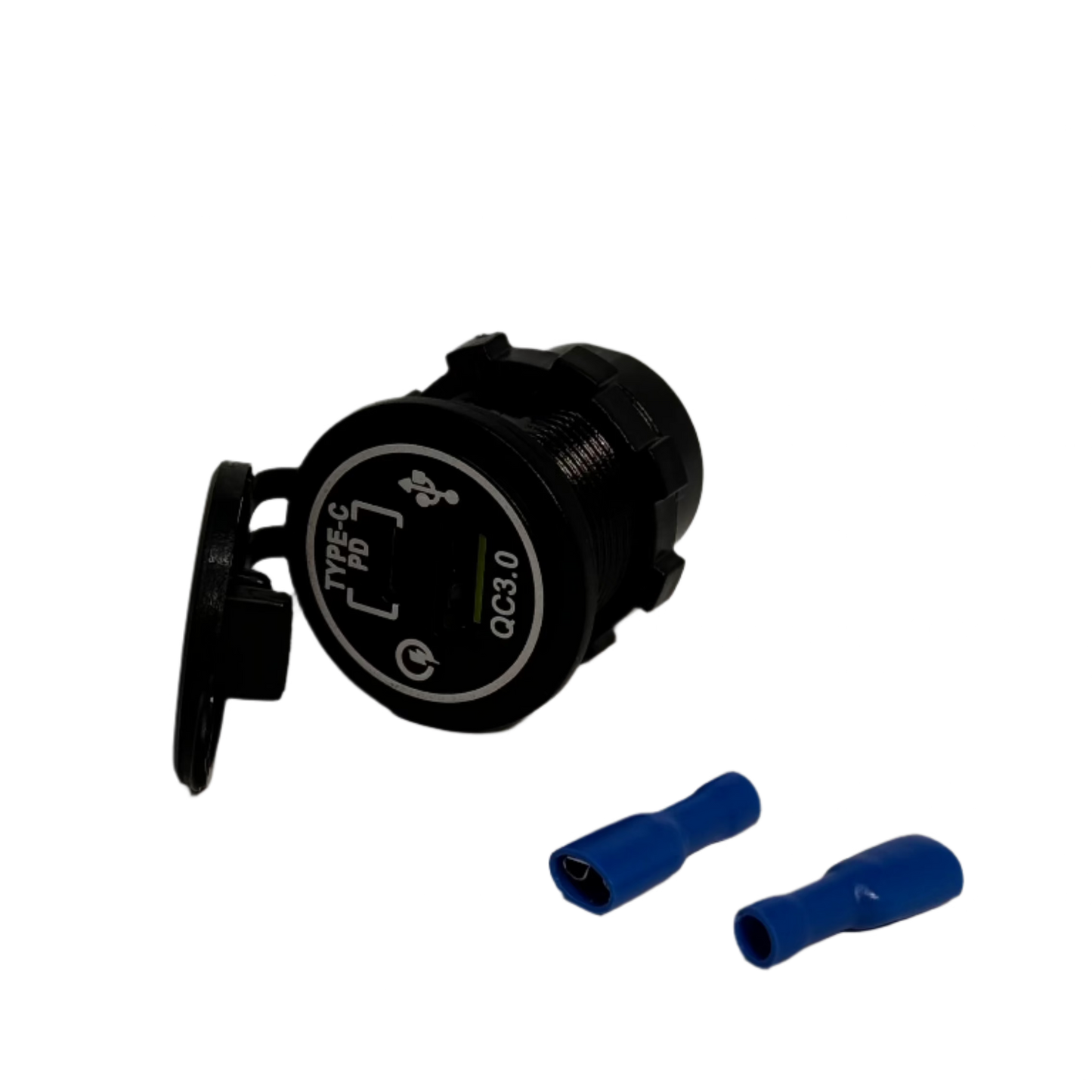 USB 3.0 + USB-C Port Assembly – Sur Ron & E-Ride Pro – By Prickly Motorsports