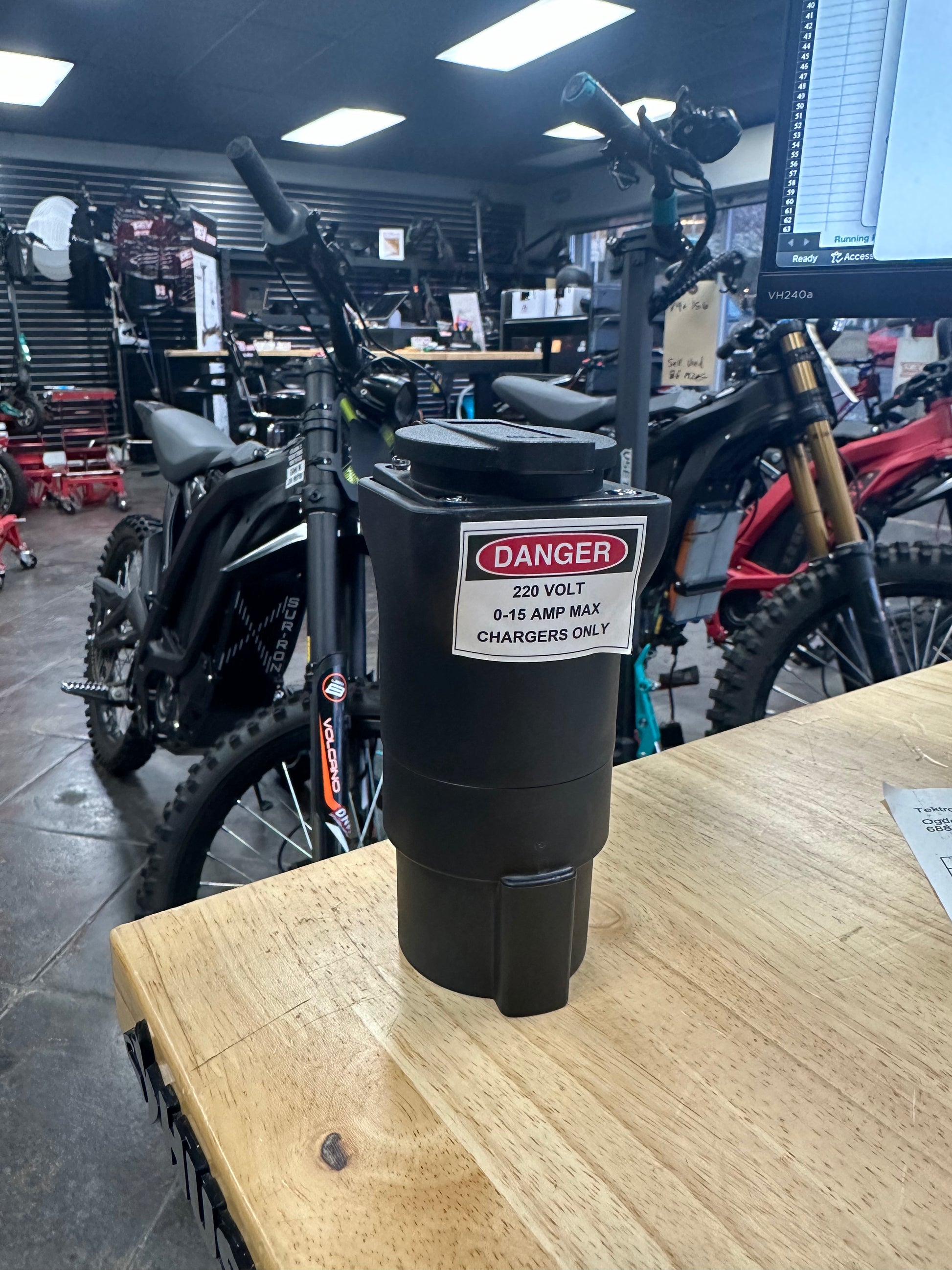 220V J1772 EV ADAPTER For ebike, E-scooter, E.U.C., and more... Super charge! - REVRides