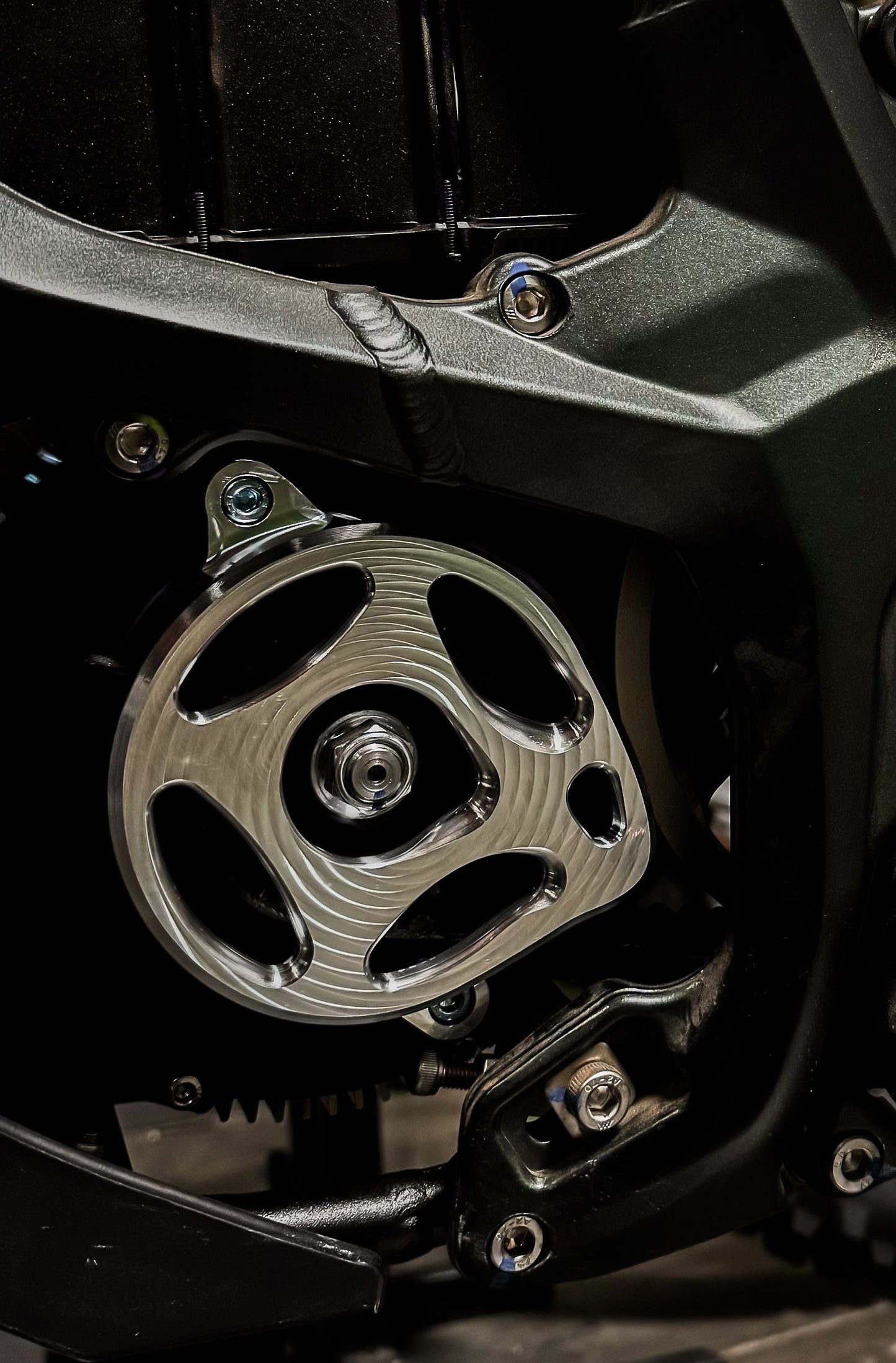 Belt Sprocket Cover | Sur Ron Ultra Bee | By Prickly Motorsports