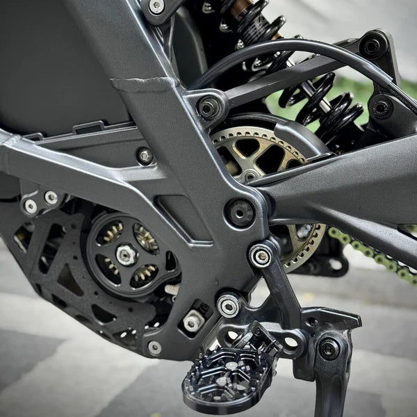 High-Performance Belt Kit | EBG Carbon Belt, Billet Pulley, Warp 9 Jackshaft | for Emoto