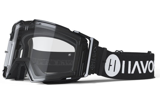 Clear Helios Goggles | Havoc Inverse Black | Off-Road and Motocross Riders