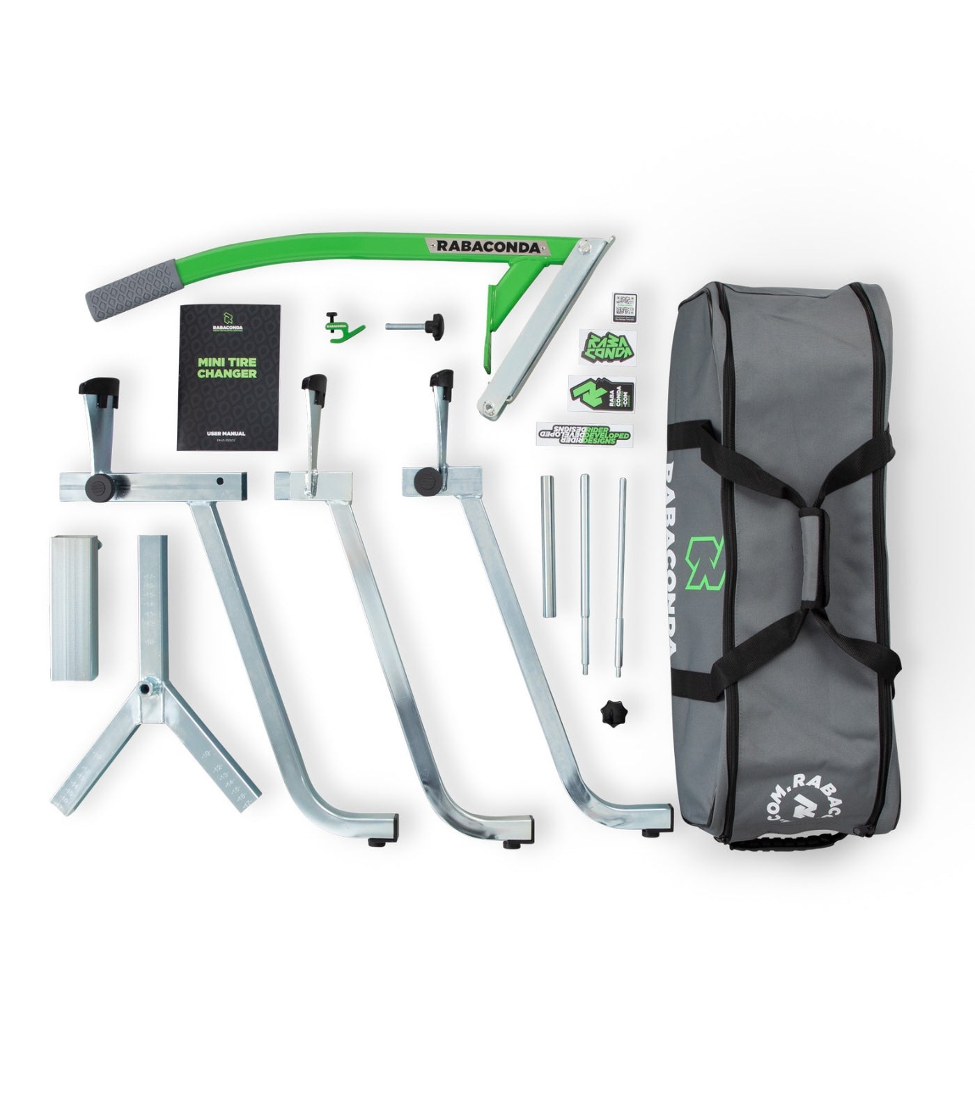 Rabaconda Mini Tire Changer for ETM RTR, Rawrr mini, Pit bikes & more