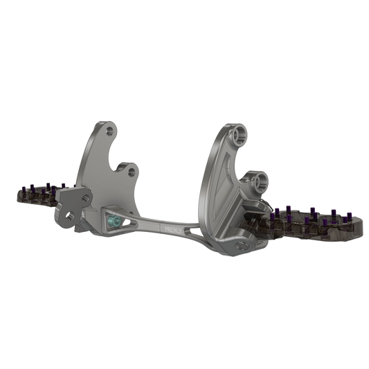 Billet Footpeg Bracket Kit | Sur Ron Light Bee X | By Prickly Motorsports