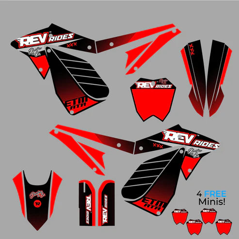 ETM RTR Gripper combo kit| Seat cover + SCOTT SX II Grips + Custom Decals | For ETM RTR all models