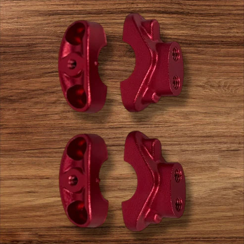 RTR Accent Kit | Colored Bar Clamps, Brake Bracket & Triple Clamps | By Electro & Co