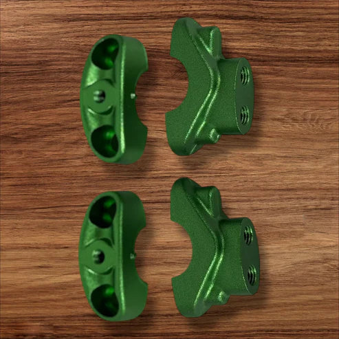 RTR Accent Kit | Colored Bar Clamps, Brake Bracket & Triple Clamps | By Electro & Co